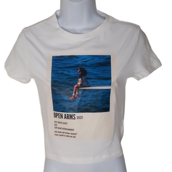 SZA SOS Merch Cropped Tee  - Women's - Picture 1 of 5